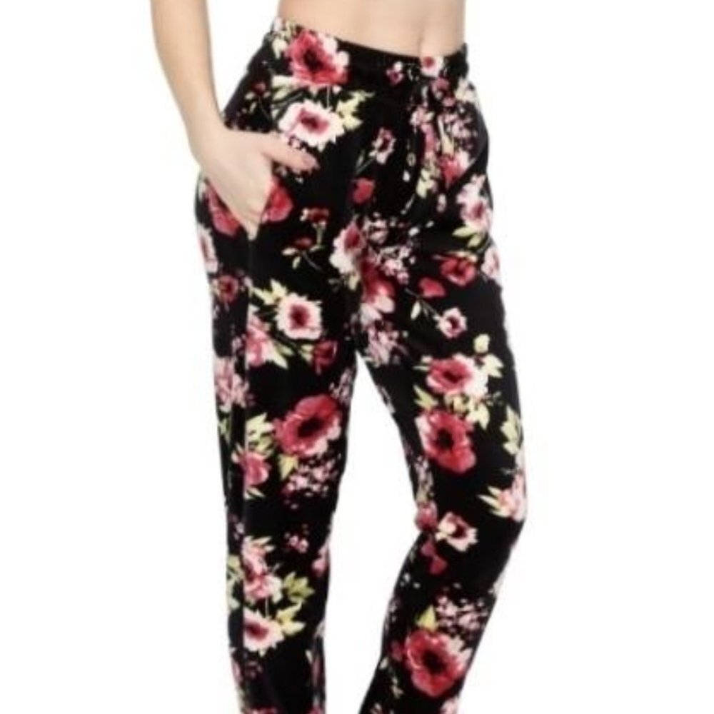 Always Floral Pocket Leisure Athleisure Loungewear Lounge Jogger Sweat Pants